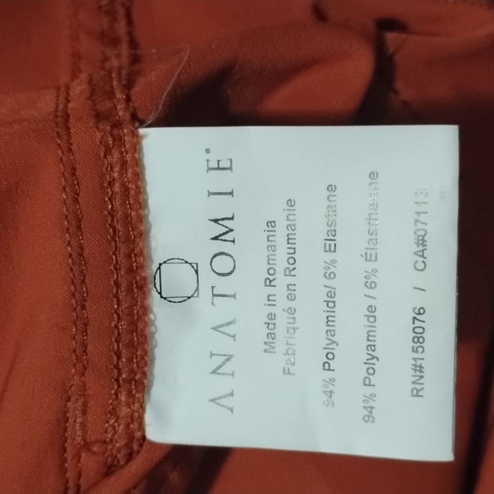 Anatomie Vibrant (ROASTED PECAN)Orange 6 POCKET CARGO Pants